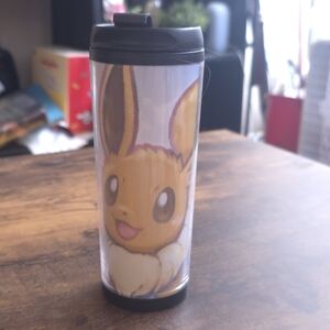 Pokemon Eevee Travel Mug - Brown, Cream, Black